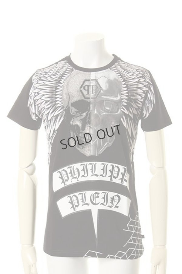 画像1: {SOLD}PHILIPP PLEIN HOMME フィリッププレインオム T-Shirt Round Neck SS"Hime"{-AGA} (1)