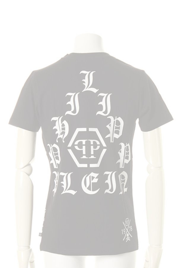画像2:   PHILIPP PLEIN HOMME フィリッププレインオム T-Shirt Round Neck SS"Hime"{-AGA} (2)