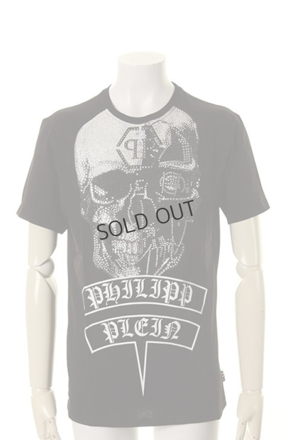 画像1: {SOLD}PHILIPP PLEIN HOMME フィリッププレインオム T-Shirt Round Neck SS"Utako hotfix"{-AGA} (1)