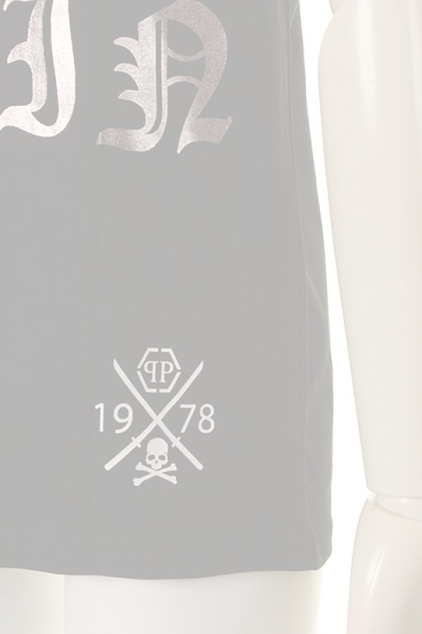 画像5:   PHILIPP PLEIN HOMME フィリッププレインオム T-Shirt Round Neck SS"Utako hotfix"{-AGA} (5)