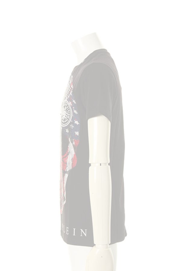 画像3:   PHILIPP PLEIN HOMME フィリッププレインオム T-Shirt Round Neck SS"dan"{-AGA} (3)