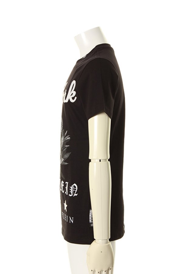 画像3: 【 50%OFF セール137,500円→68,750円】 PHILIPP PLEIN HOMME フィリッププレインオム T-Shirt Round neck SS "Me"{-AGA} (3)