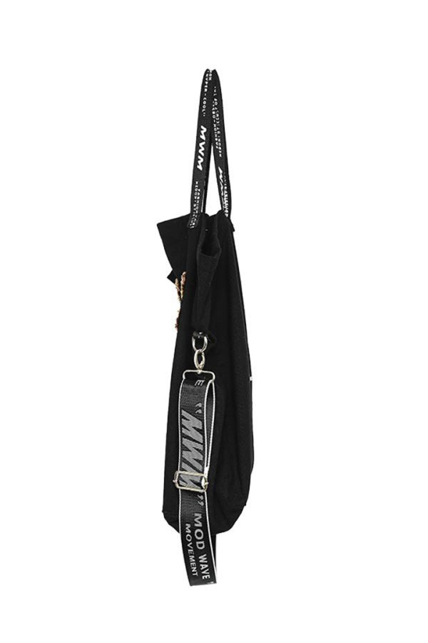 画像2: {お取り寄せ}MOD WAVE MOVEMENT モッドウェイブムーブメント TEDDY TOTE BAG{E-}{-BDA} (2)