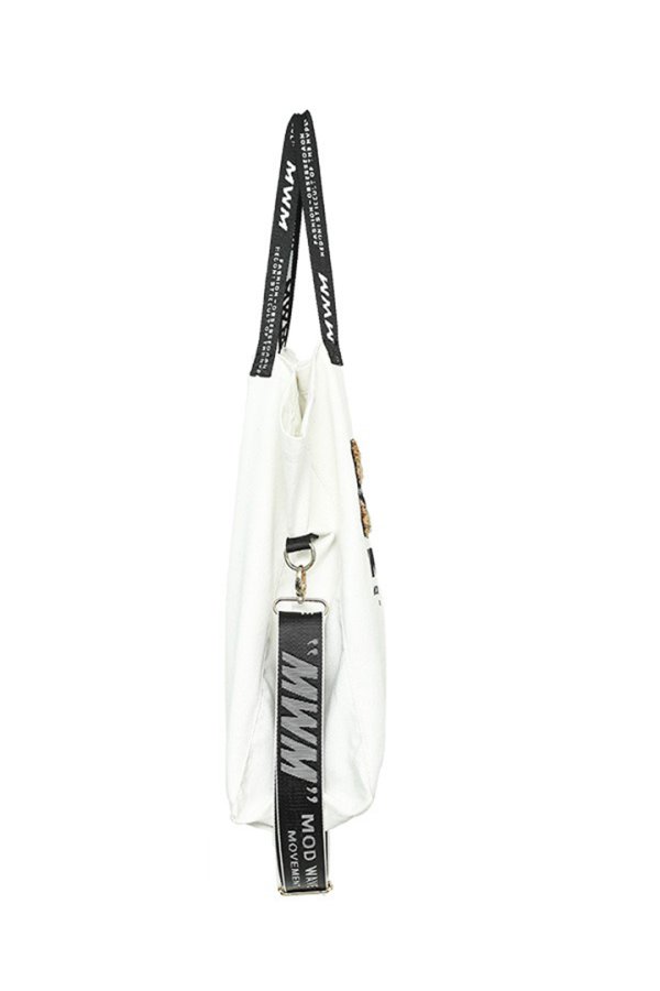 画像2: {お取り寄せ}MOD WAVE MOVEMENT モッドウェイブムーブメント TEDDY TOTE BAG{-BDA}{E-} (2)