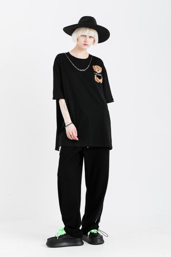 画像7: MOD WAVE MOVEMENT モッドウェイブムーブメント TEDDY T-SHIRT{VD062020297-BFS} (7)