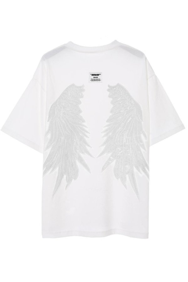 画像1: MOD WAVE MOVEMENT モッドウェイブムーブメント WINGS T-SHIRT{-BES} (1)
