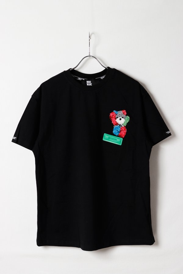 画像1: MOD WAVE MOVEMENT モッドウェイブムーブメント TEDDY T-SHIRT{-BFS} (1)