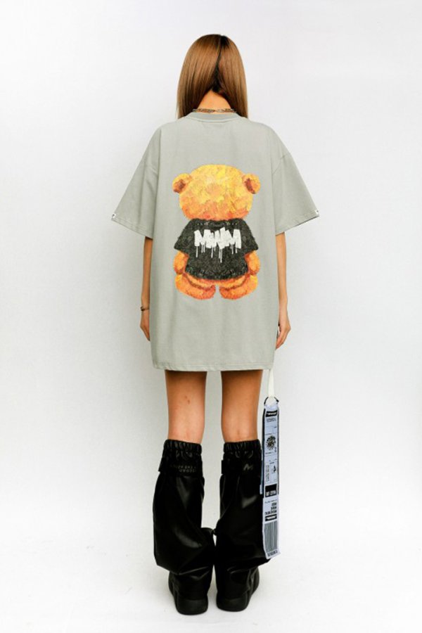 画像9: MOD WAVE MOVEMENT モッドウェイブムーブメント TEDDY T-SHIRT{-BFS} (9)