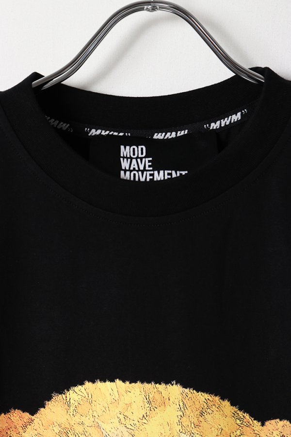 画像2: MOD WAVE MOVEMENT モッドウェイブムーブメント TEDDY T-SHIRT{-BES} (2)