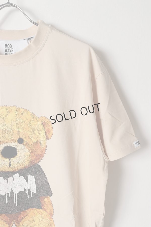 画像4: {SOLD}{お取り寄せ}MOD WAVE MOVEMENT モッドウェイブムーブメント TEDDY T-SHIRT{-BES} (4)