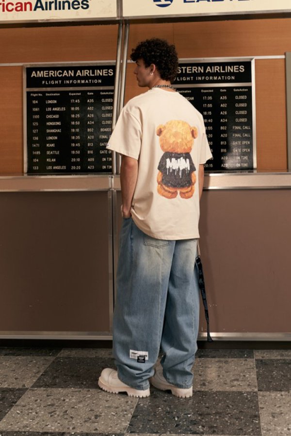 画像10: MOD WAVE MOVEMENT モッドウェイブムーブメント TEDDY T-SHIRT{-BES} (10)