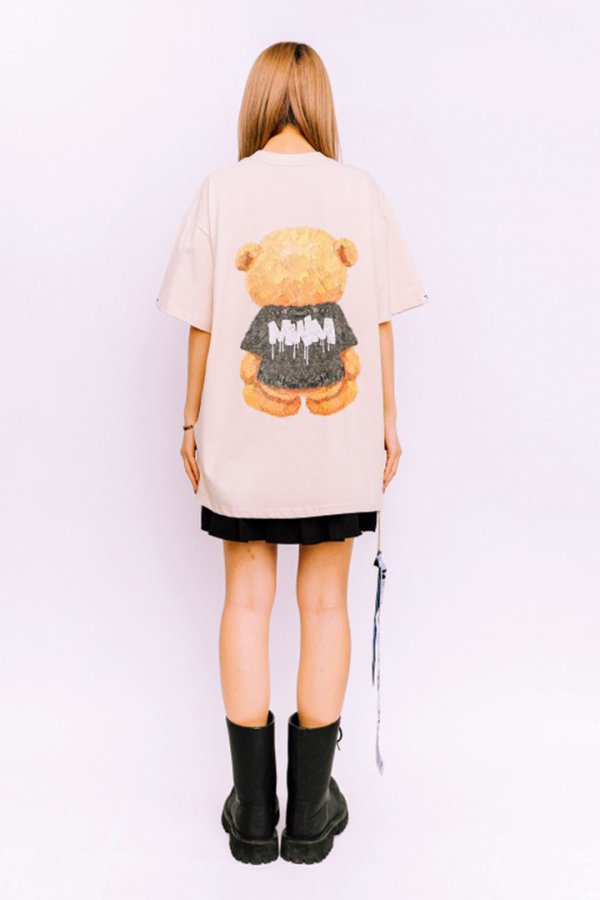 画像13: MOD WAVE MOVEMENT モッドウェイブムーブメント TEDDY T-SHIRT{-BES} (13)
