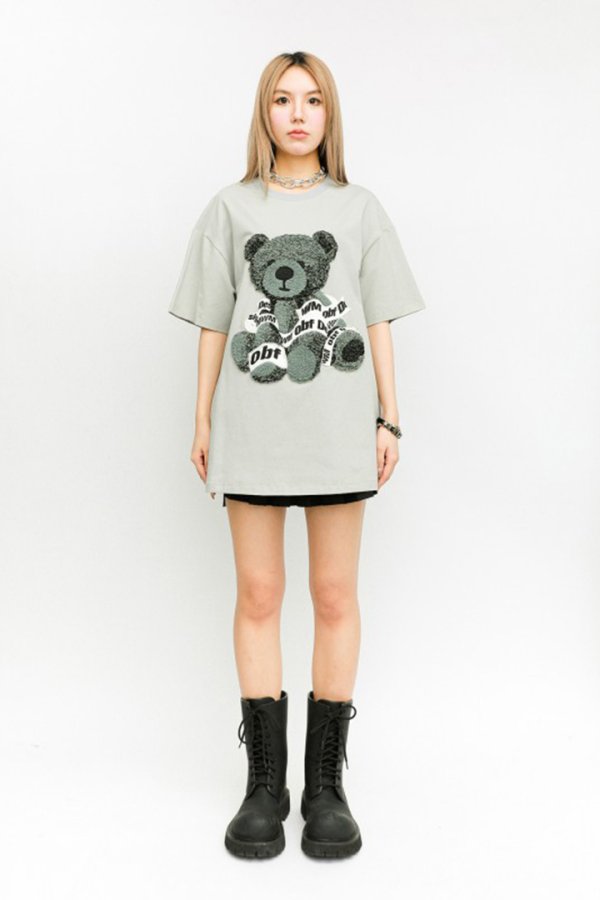 画像5: MOD WAVE MOVEMENT モッドウェイブムーブメント TEDDY T-SHIRT{-BFS} (5)