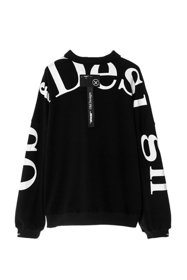 画像2: MOD WAVE MOVEMENT モッドウェイブムーブメント OBF DESIGN SWEATSHIRT WITH MINIATURE{-BES} (2)