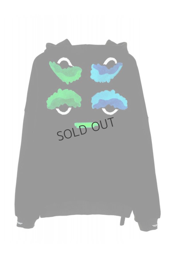 画像1: {SOLD}MOD WAVE MOVEMENT モッドウェイブムーブメント HOODIE WITH EYES{-BDA} (1)