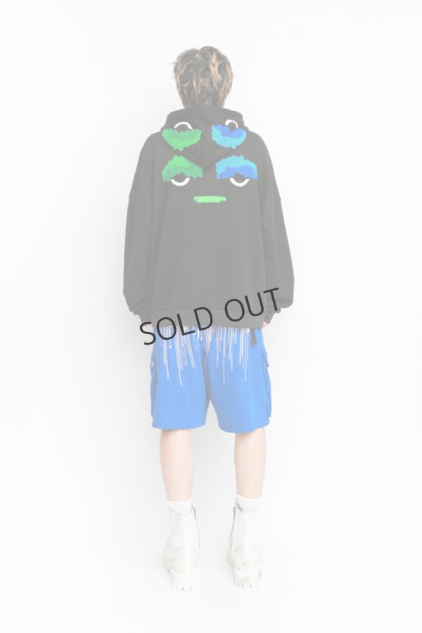 画像9: {SOLD}MOD WAVE MOVEMENT モッドウェイブムーブメント HOODIE WITH EYES{-BDA} (9)