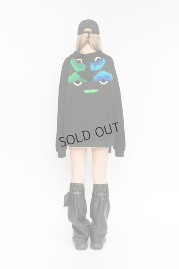 画像12: {SOLD}MOD WAVE MOVEMENT モッドウェイブムーブメント HOODIE WITH EYES{-BDA} (12)