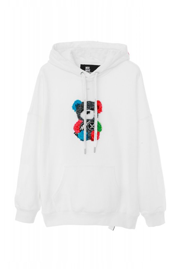 画像1: MOD WAVE MOVEMENT モッドウェイブムーブメント TEDDY HOODIE{-BES} (1)