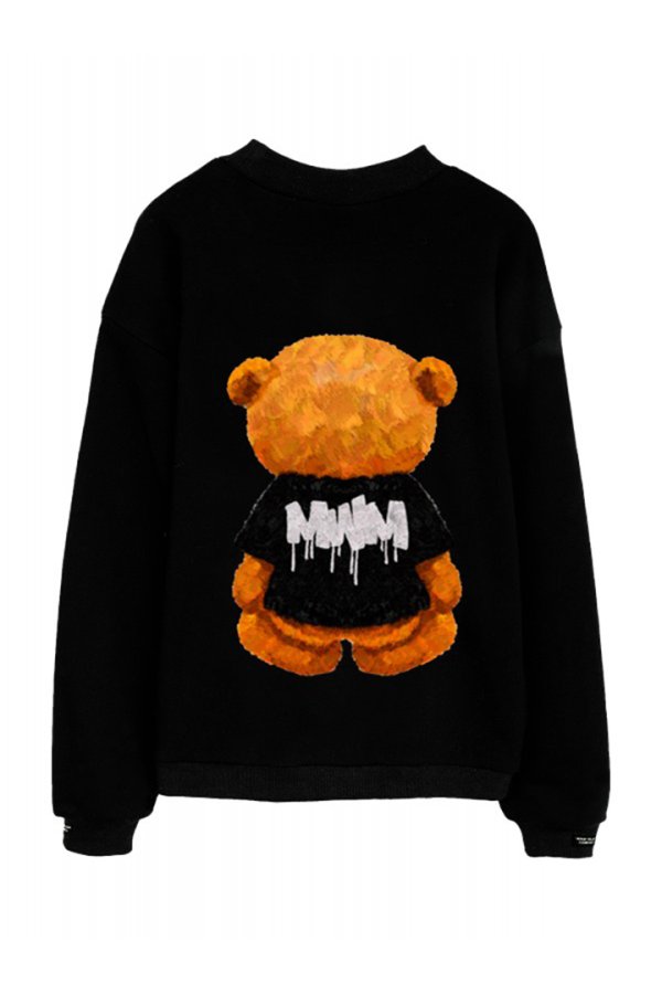 画像2: MOD WAVE MOVEMENT モッドウェイブムーブメント TEDDY SWEATSHIRT{E-}{-BDA} (2)