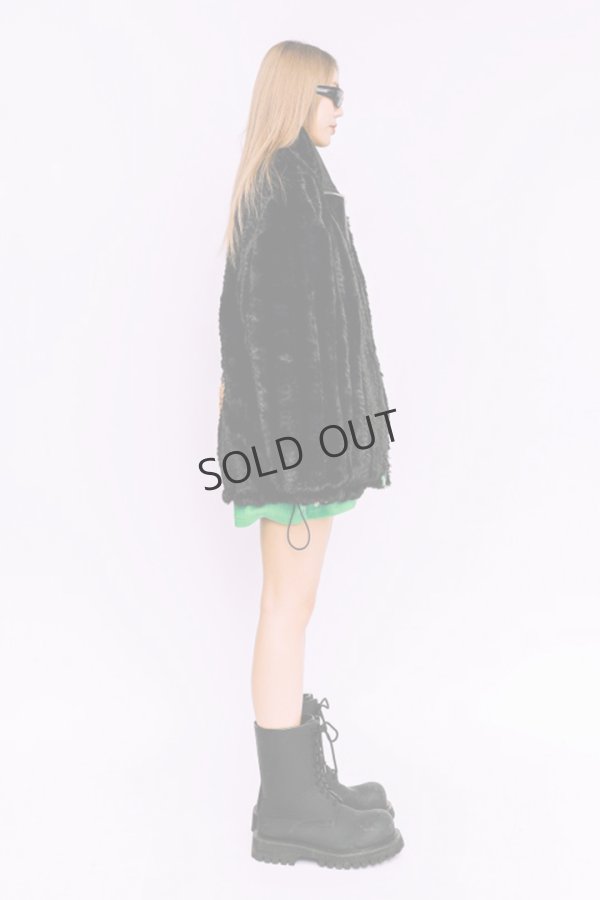 画像8: {SOLD}MOD WAVE MOVEMENT モッドウェイブムーブメント REVERSIBLE TEDDY COAT{-BDA} (8)