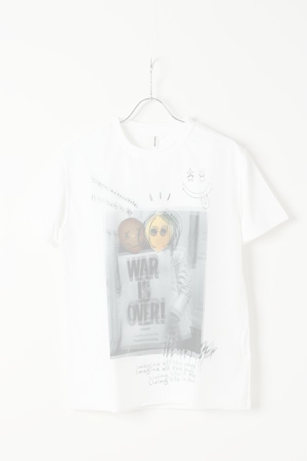 画像1:  {SOLD} maxsix マックスシックス WAR IS OVER 3D T-Shirt{-BJA} (1)