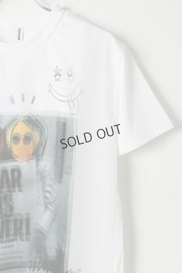 画像2: {SOLD}maxsix マックスシックス WAR IS OVER 3D T-Shirt{-BJA} (2)