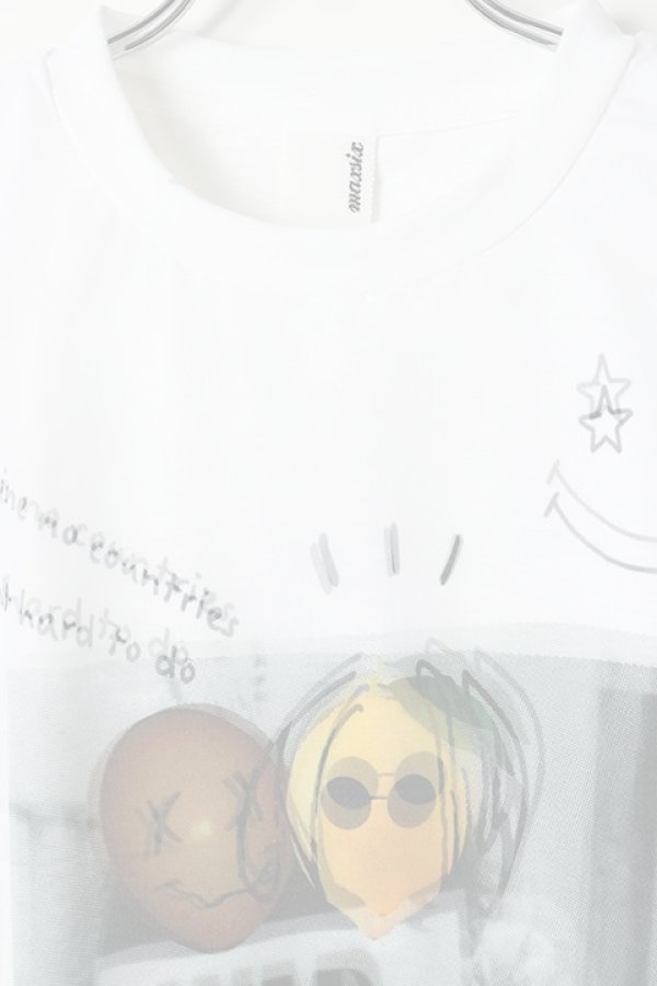 画像4:  {SOLD} maxsix マックスシックス WAR IS OVER 3D T-Shirt{-BJA} (4)