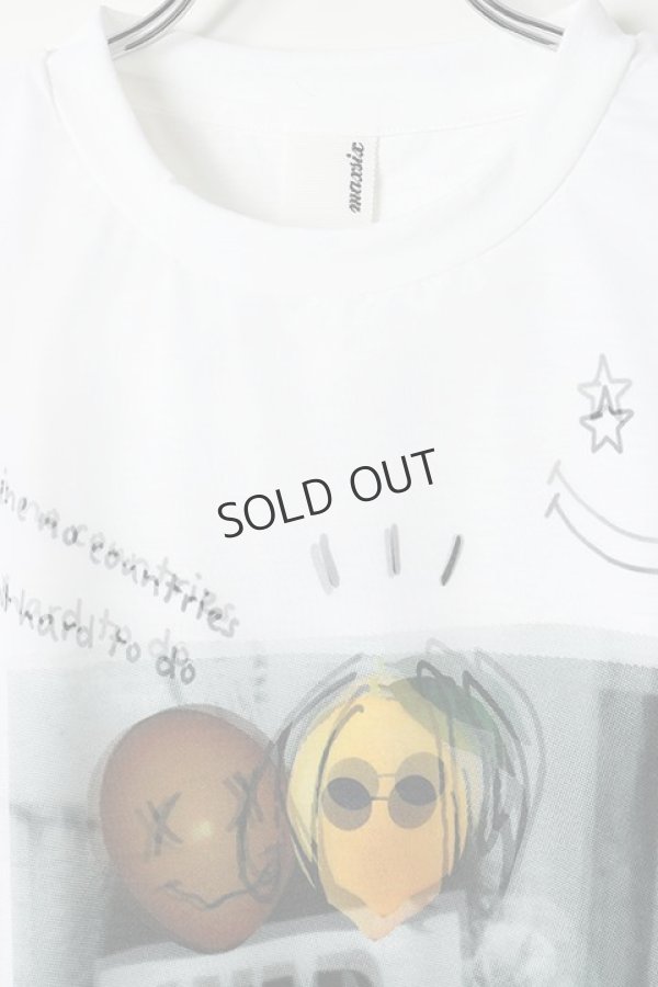 画像4: {SOLD}maxsix マックスシックス WAR IS OVER 3D T-Shirt{-BJA} (4)