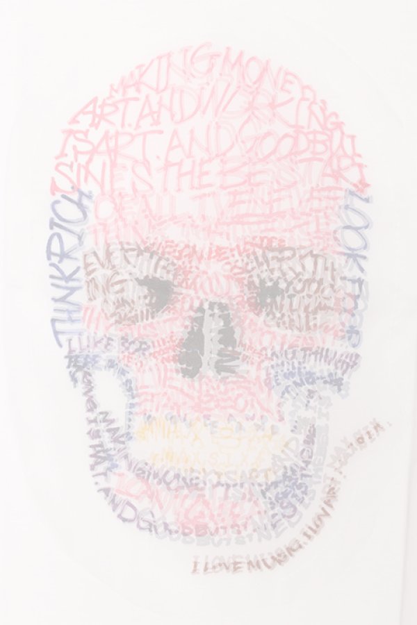 画像3:  {SOLD} maxsix マックスシックス 3D T Letter Skull{-AHS} (3)