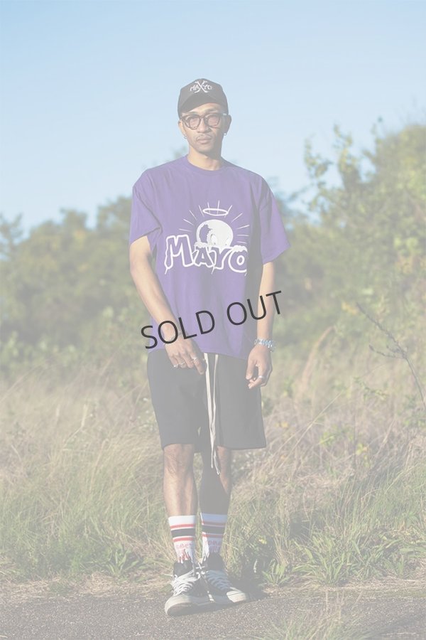 画像3: {SOLD}MAYO メイヨー PLAIN EMBROIDERY SWEAT SHORTS{-BES} (3)