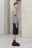 画像3: 【24SS新作】Neil Barrett ニールバレット Slim Dropped Shoulder Double Layer Sweatshirt{-BDS} (3)