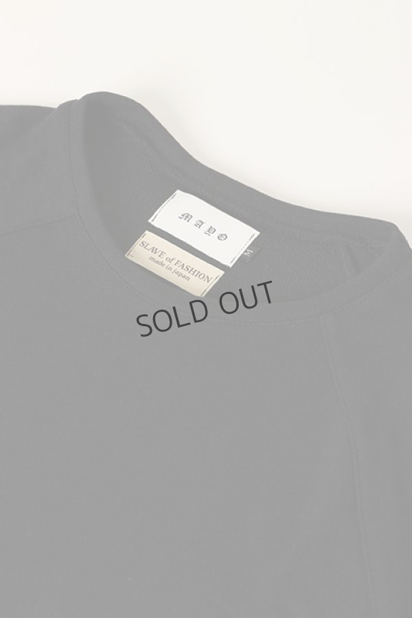画像3: {SOLD}SLAVE OF MAYO スレイブオブメイヨー numbering patchwork raglan sweat cut sew{-BBA}(sof) (3)