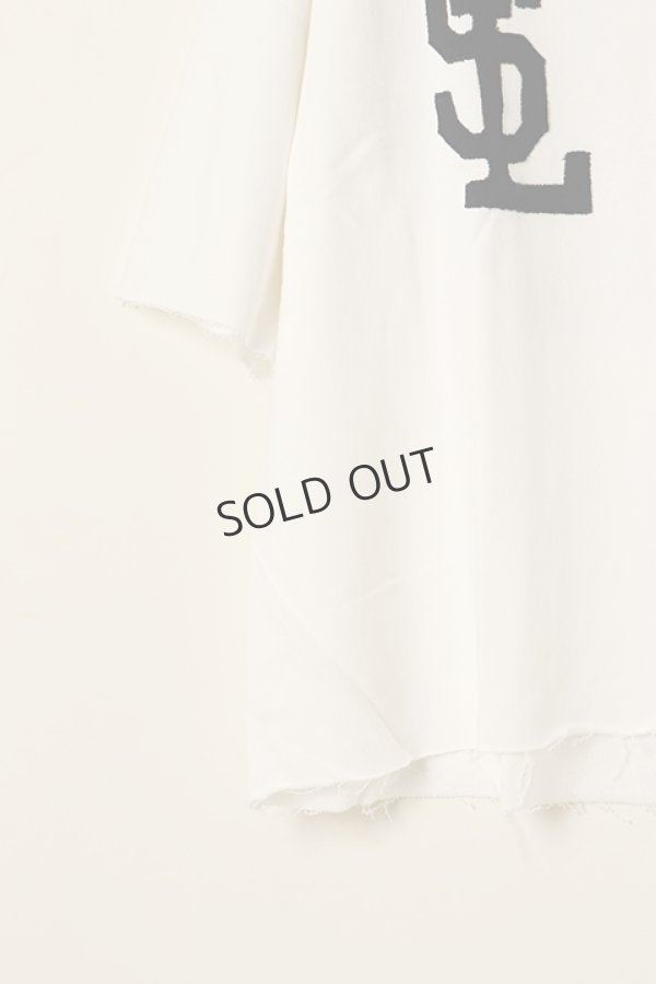 画像5: {SOLD}SLAVE OF MAYO スレイブオブメイヨー numbering patchwork raglan sweat cut sew{-BBA}(sof) (5)