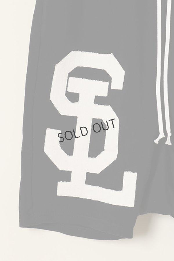 画像3: {SOLD}SLAVE OF MAYO スレイブオブメイヨー emblem patchwork sarouel sweat pants{-BBA}(sof) (3)