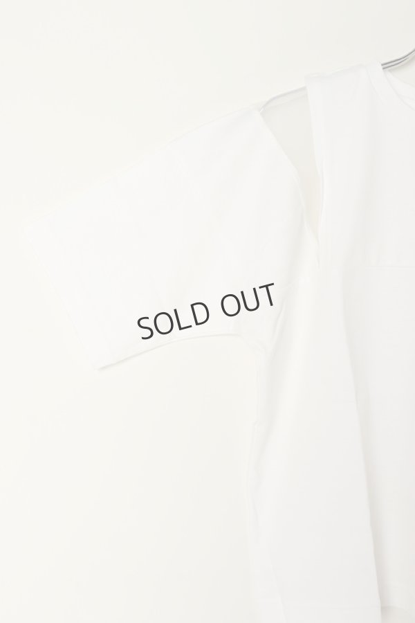 画像2: {SOLD}NAKAGAMI ナカガミ メッシュショルダーＴシャツ{-BBS} (2)