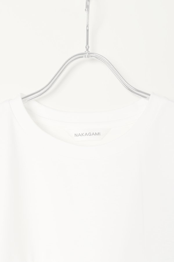 画像4:   NAKAGAMI ナカガミ メッシュショルダーＴシャツ{-BBS} (4)