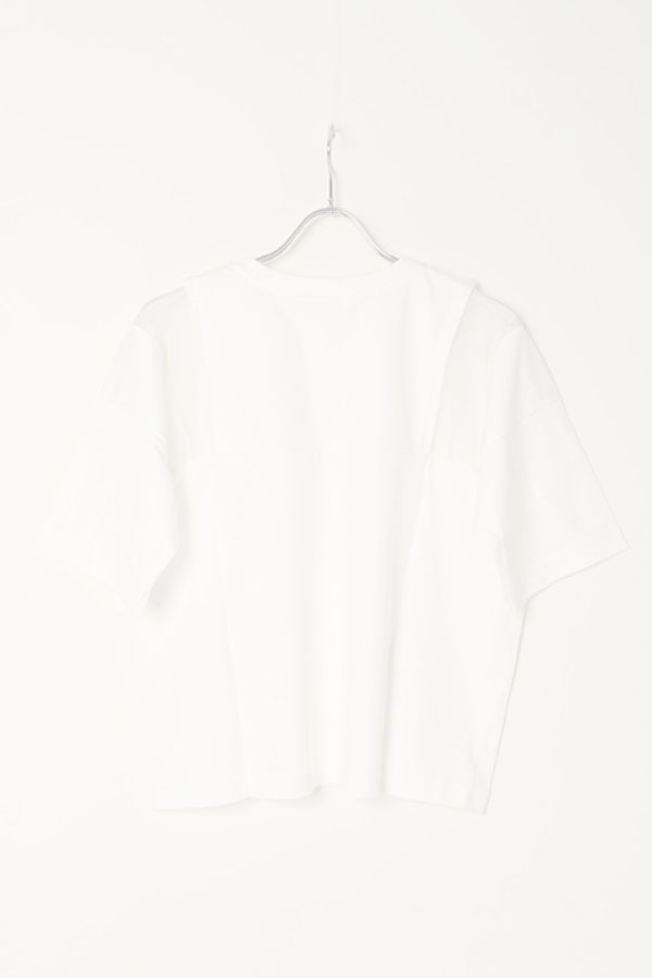 画像5:   NAKAGAMI ナカガミ メッシュショルダーＴシャツ{-BBS} (5)
