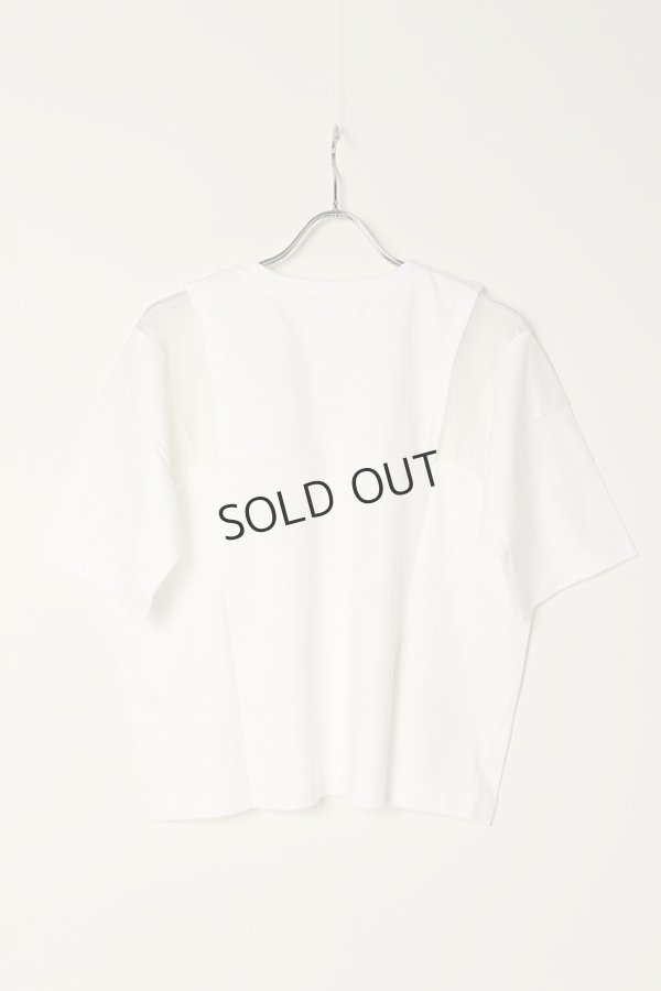 画像5: {SOLD}NAKAGAMI ナカガミ メッシュショルダーＴシャツ{-BBS} (5)