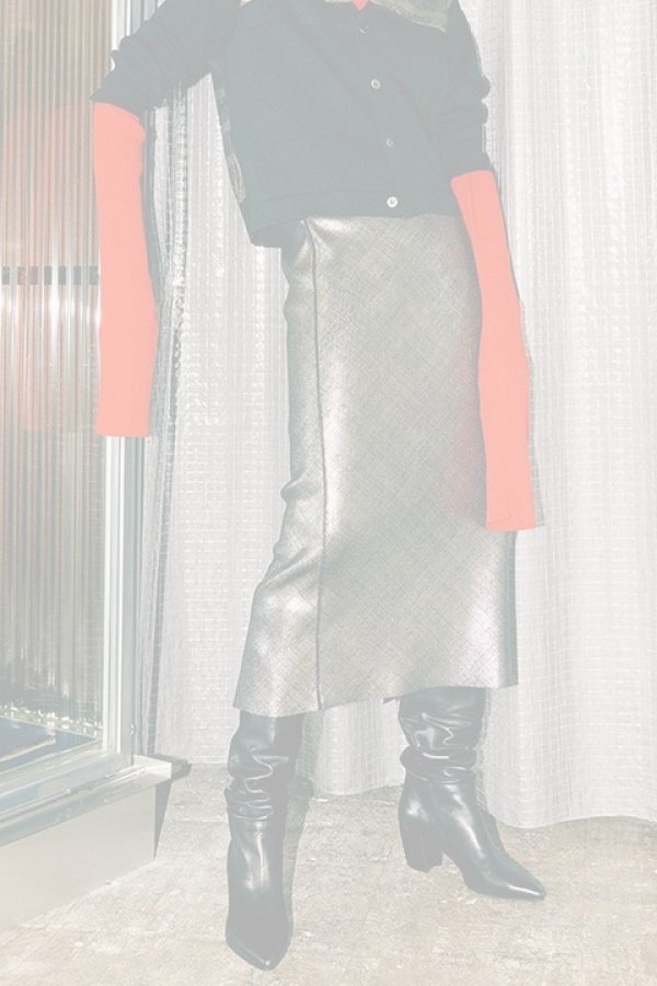 画像1:   NAKAGAMI ナカガミ  Reversible Skirt{-BAA} (1)