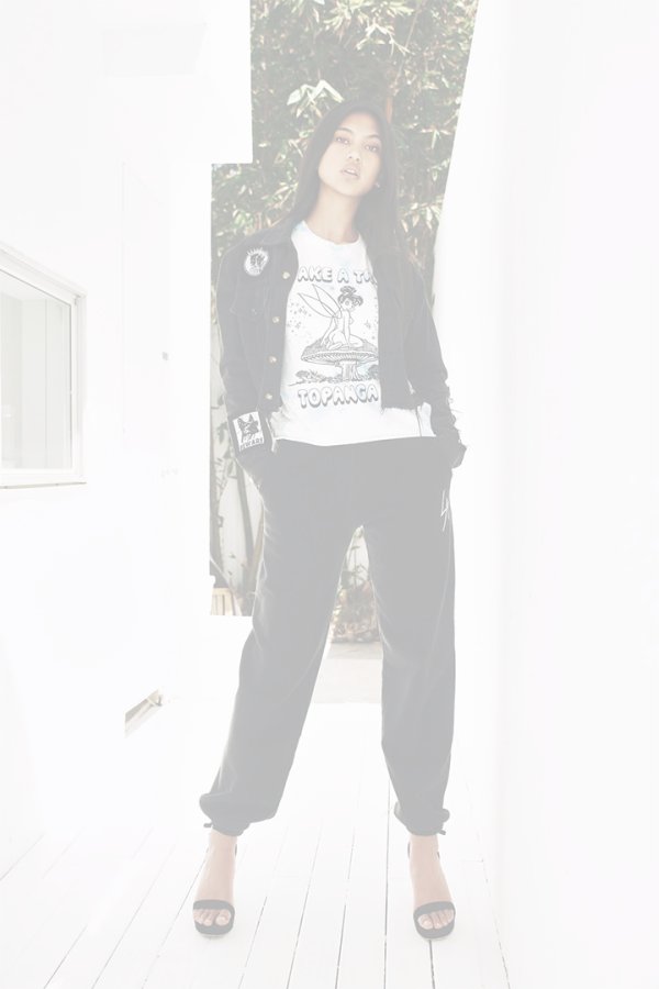 画像3:   LOCAL AUTHORITY ローカルオーソリティ LA SLASH FLEECE PANT{-BDA} (3)