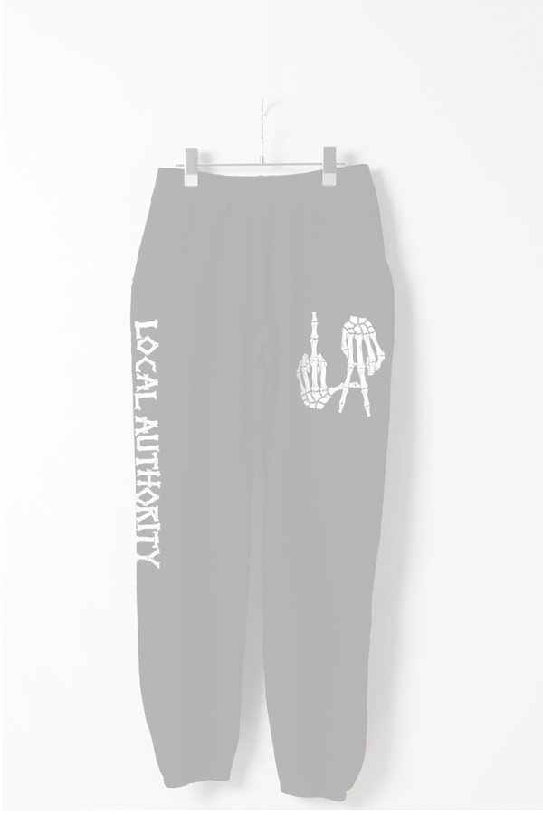 画像2:  {SOLD} LOCAL AUTHORITY ローカルオーソリティ LA BONES FLEECE PANT{-BES} (2)