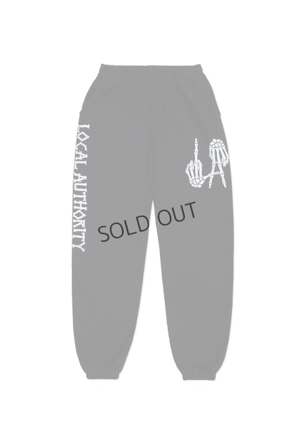 画像1: {SOLD}LOCAL AUTHORITY ローカルオーソリティ LA BONES FLEECE PANT{-BES} (1)