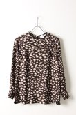画像1: {SOLD}Kaon カオン ANIMAL PRINT BACK PLETTS TOPS{-AIS} (1)