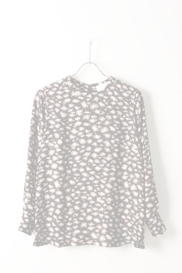 画像1:  {SOLD} Kaon カオン ANIMAL PRINT BACK PLETTS TOPS{-AIS} (1)