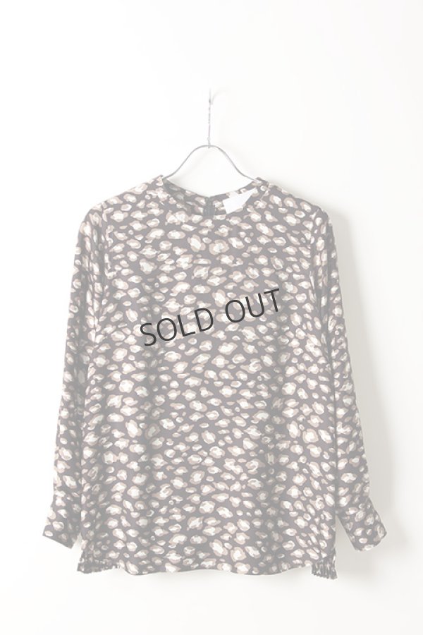 画像1: {SOLD}Kaon カオン ANIMAL PRINT BACK PLETTS TOPS{-AIS} (1)