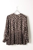 画像2: {SOLD}Kaon カオン ANIMAL PRINT BACK PLETTS TOPS{-AIS} (2)