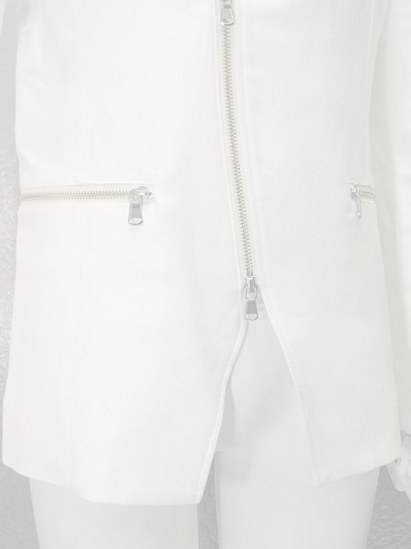 画像5:  {SOLD} ★限定商品★ under bar アンダーバー ZIP UP ツイルジャケット{-} (5)