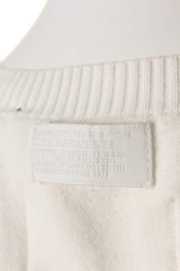 画像4: 9200 by attack the mind 7 キュウセンニヒャク by アタックザマインドセブン Hyper stretch V-neck knit cut{-AFS} (4)