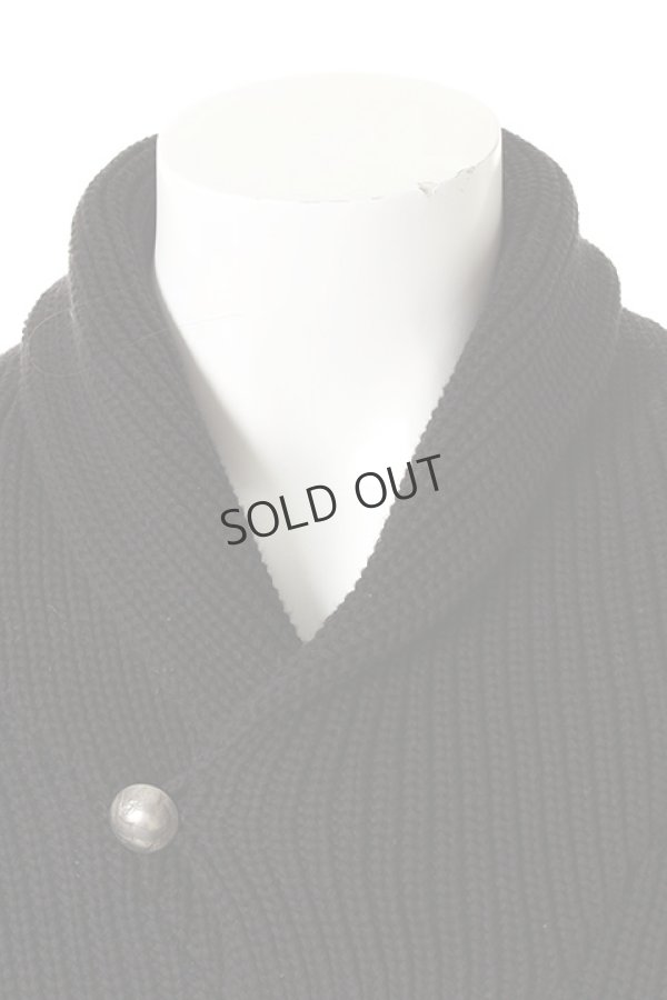 画像4: {SOLD}9200 by attack the mind 7 キュウセンニヒャク by アタックザマインドセブン Five parts sleeve loose shawl pullover{-AFS} (4)