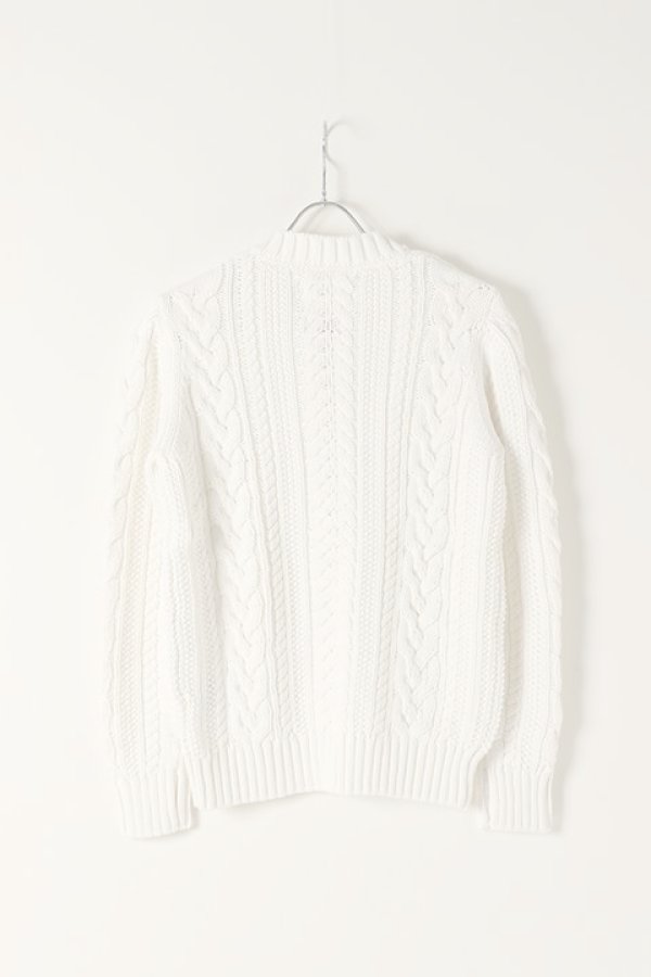 画像5:   9200 by attack the mind 7 キュウセンニヒャク by アタックザマインドセブン Cable V-neck pullover long sleeve{-AFA} (5)